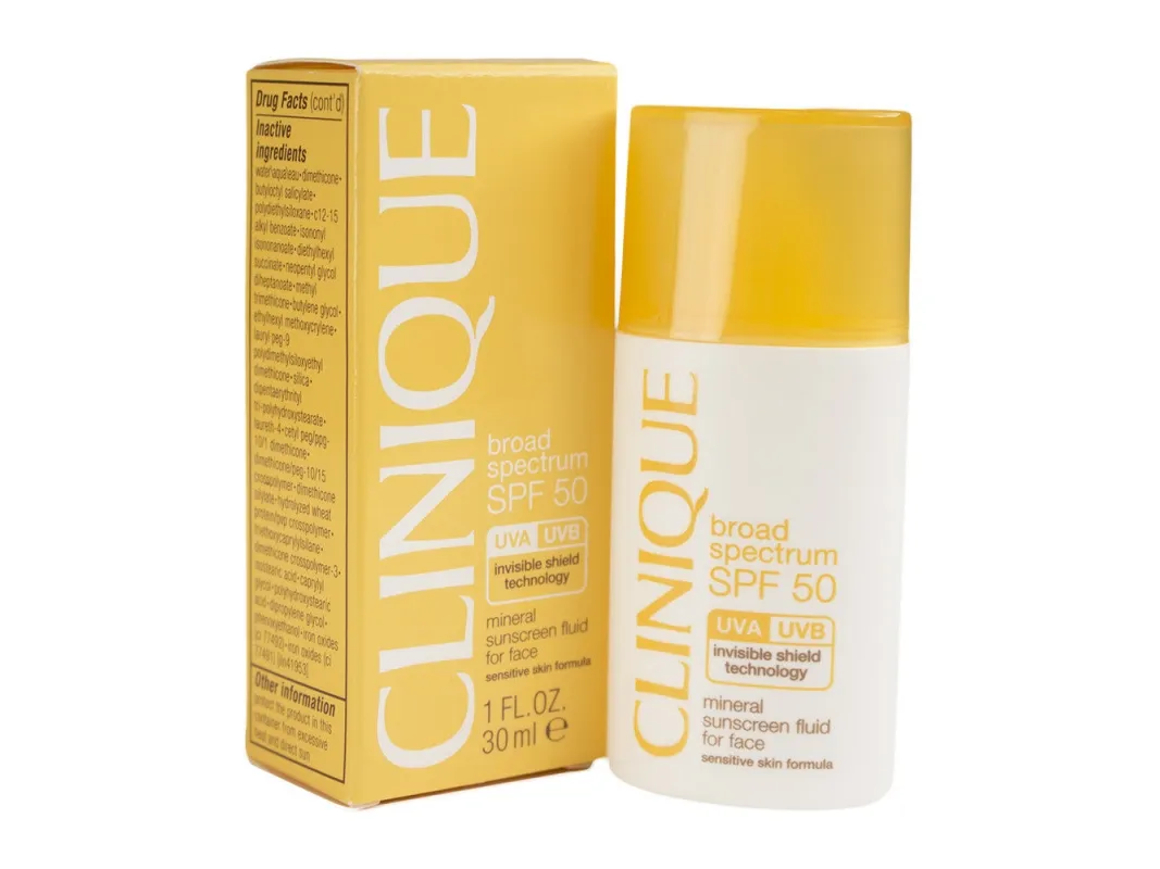 Clinique Mineral Sunscreen Fluid For Face SPF50 - Unisex - 30 ml