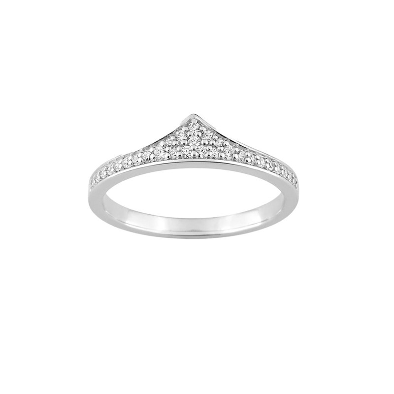 Bague femme - Oxyde de zirconium - Argent 925
