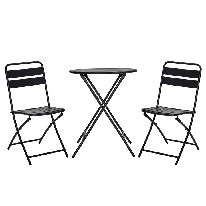 House Doctor - Helo Bistro-Set, schwarz