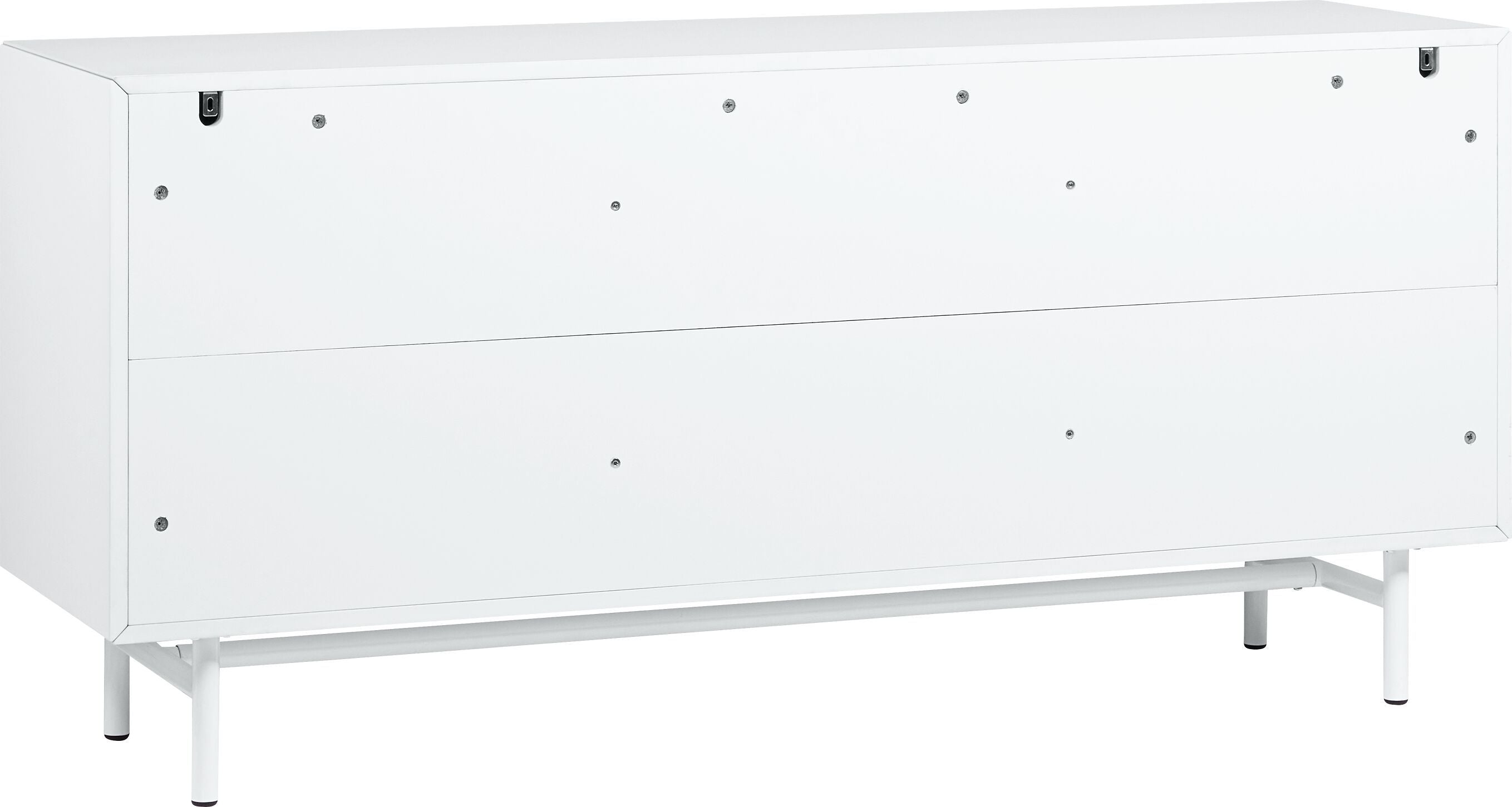 ELISE Sideboard ws 160x45x75cm - Weiss / B: 160.0 cm x T: 45.0 cm x H: 75.0 cm