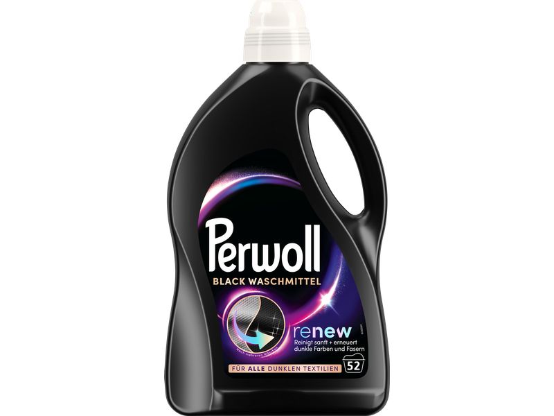 Perwoll Flüssigwaschmittel Black 2.6 l Feinwaschmittel für schwarze und dunkle Wäsche