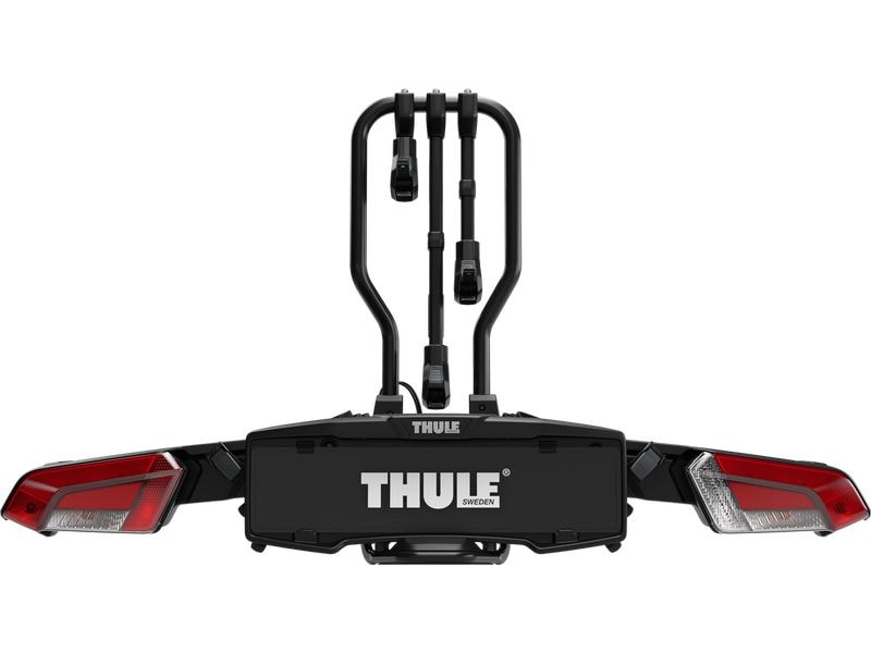 Thule Anhängerkupplungsträger EASYFOLD 3 Schwarz 3-Bike 3-Fahrrad-Anhängerkupplung Fahrradträger