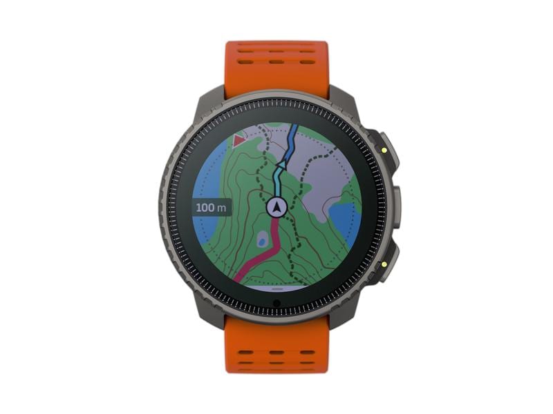 SUUNTO Sportuhr Vertical Titanium Solar Canyon Abenteuer-Uhr für Outdoor-Expeditionen mit Solarladung