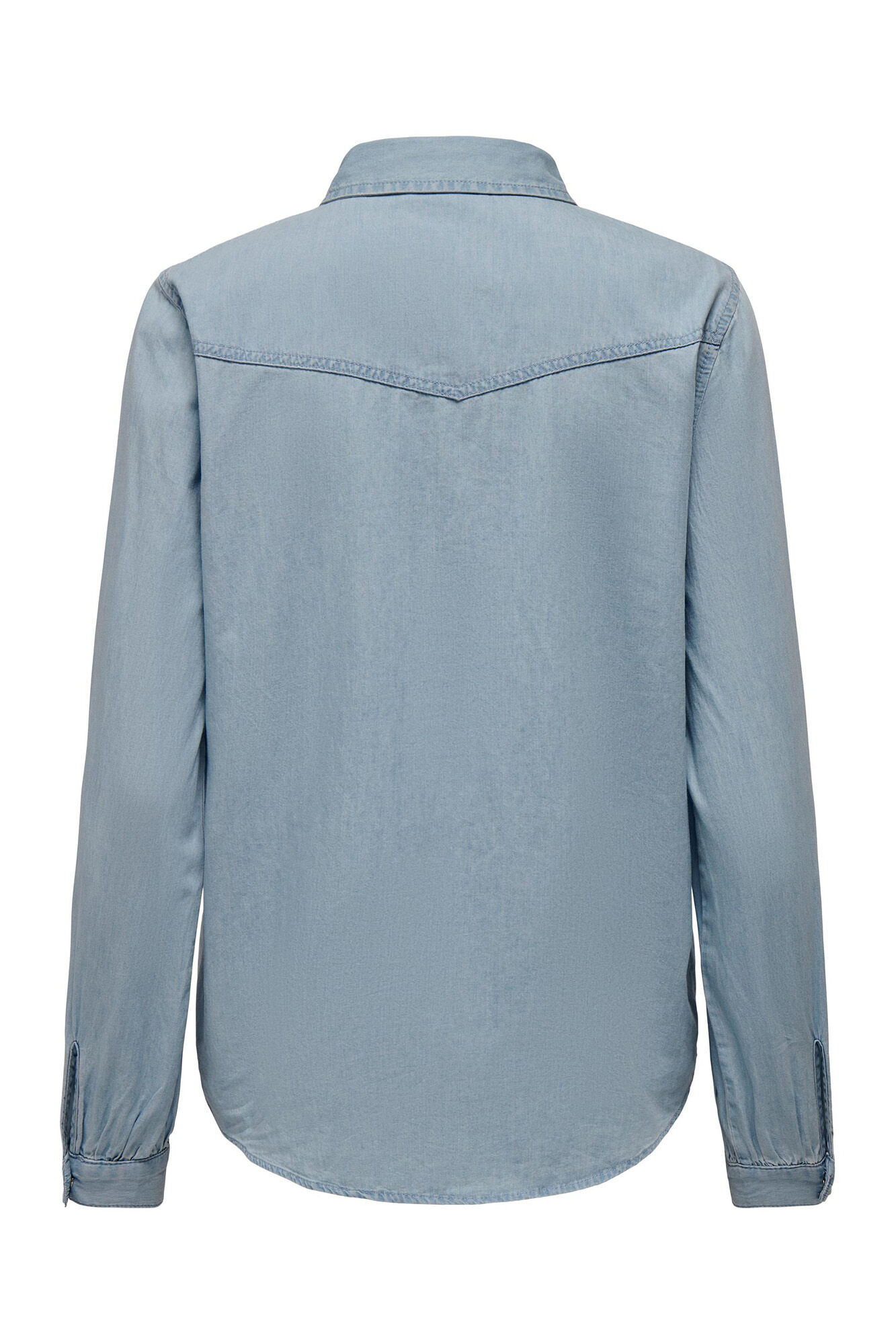 Camisa de algodão denim