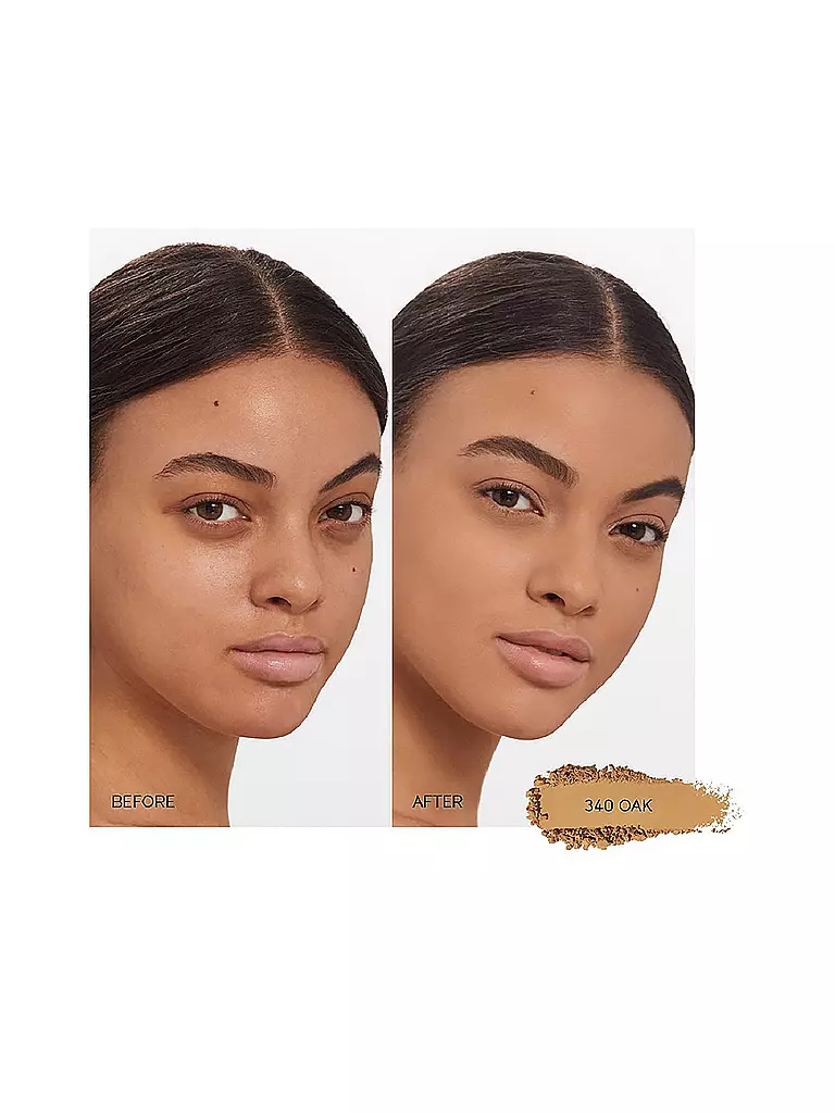 SHISEIDO Synchro Skin Self-Refreshing Custom Finish Powder Foundation (340 Oak) beige