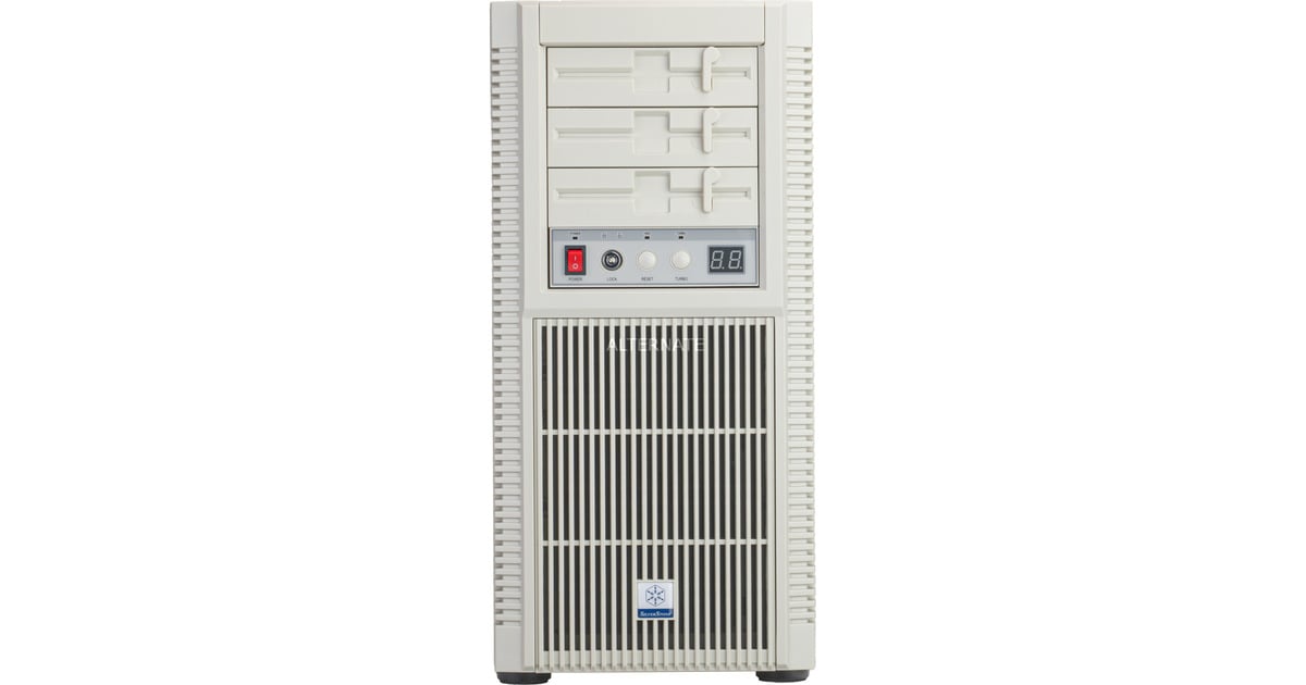 ALTERNATEThunderstorm Pro Ryzen 7 5080 Retro Sleeper Edition gaming pc  (Wit | R7 9800X3D | RTX 5080 | 32 GB | 2 TB SSD)