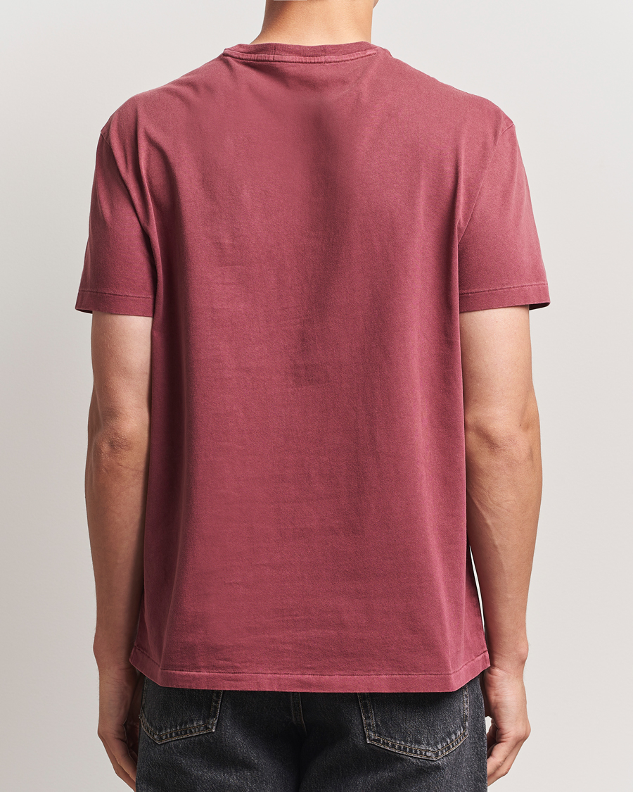 Polo Ralph Lauren Washed Classic Fit Pocket Tee Red Wine