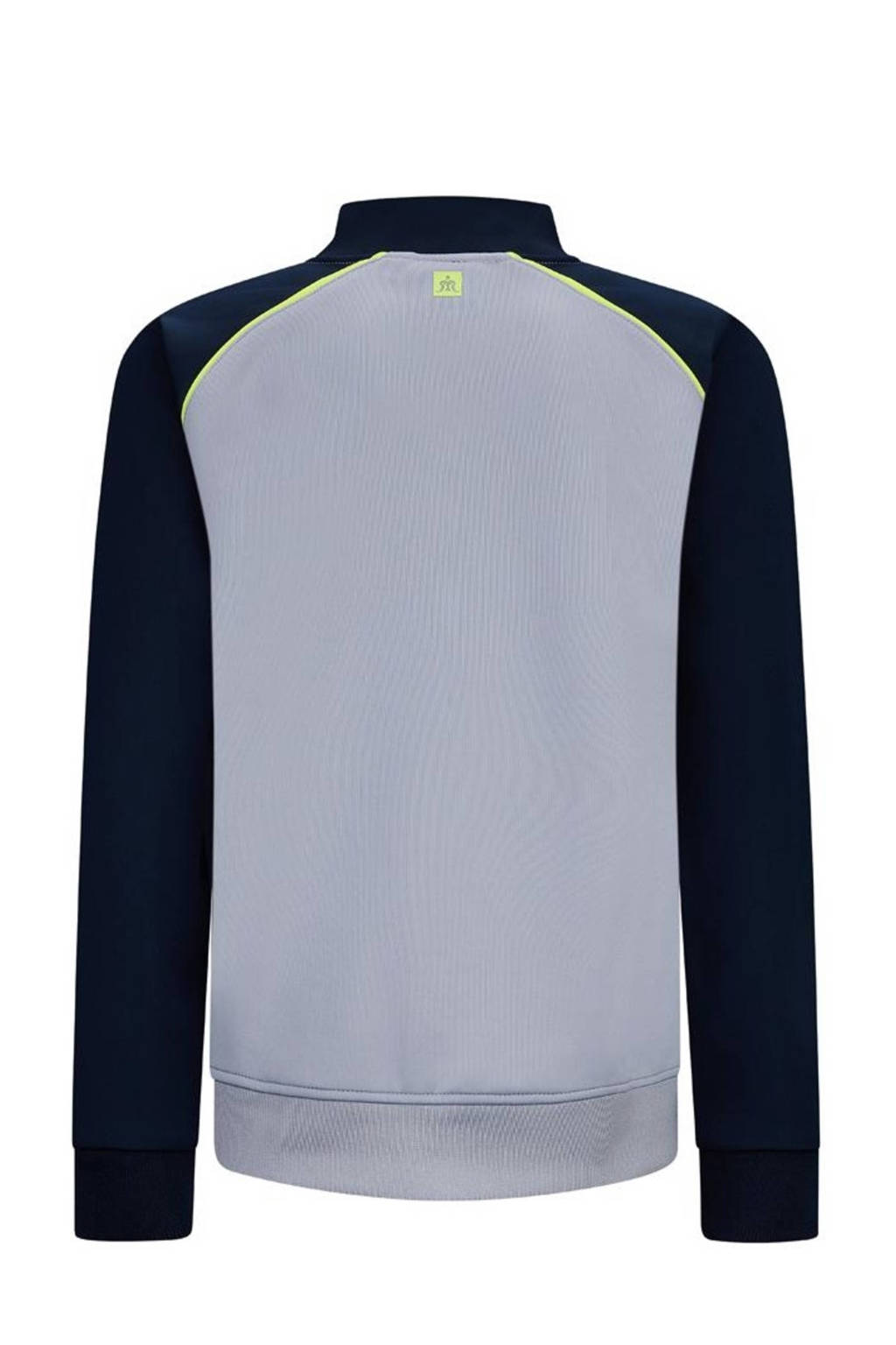 Retour Jeans sweatvest Elwin grijs/donkerblauw