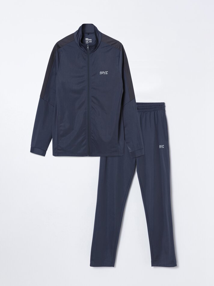Conjunto de agasalho - Azul lavanda