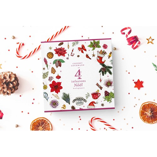 Coffret 40 infusions de noël bio