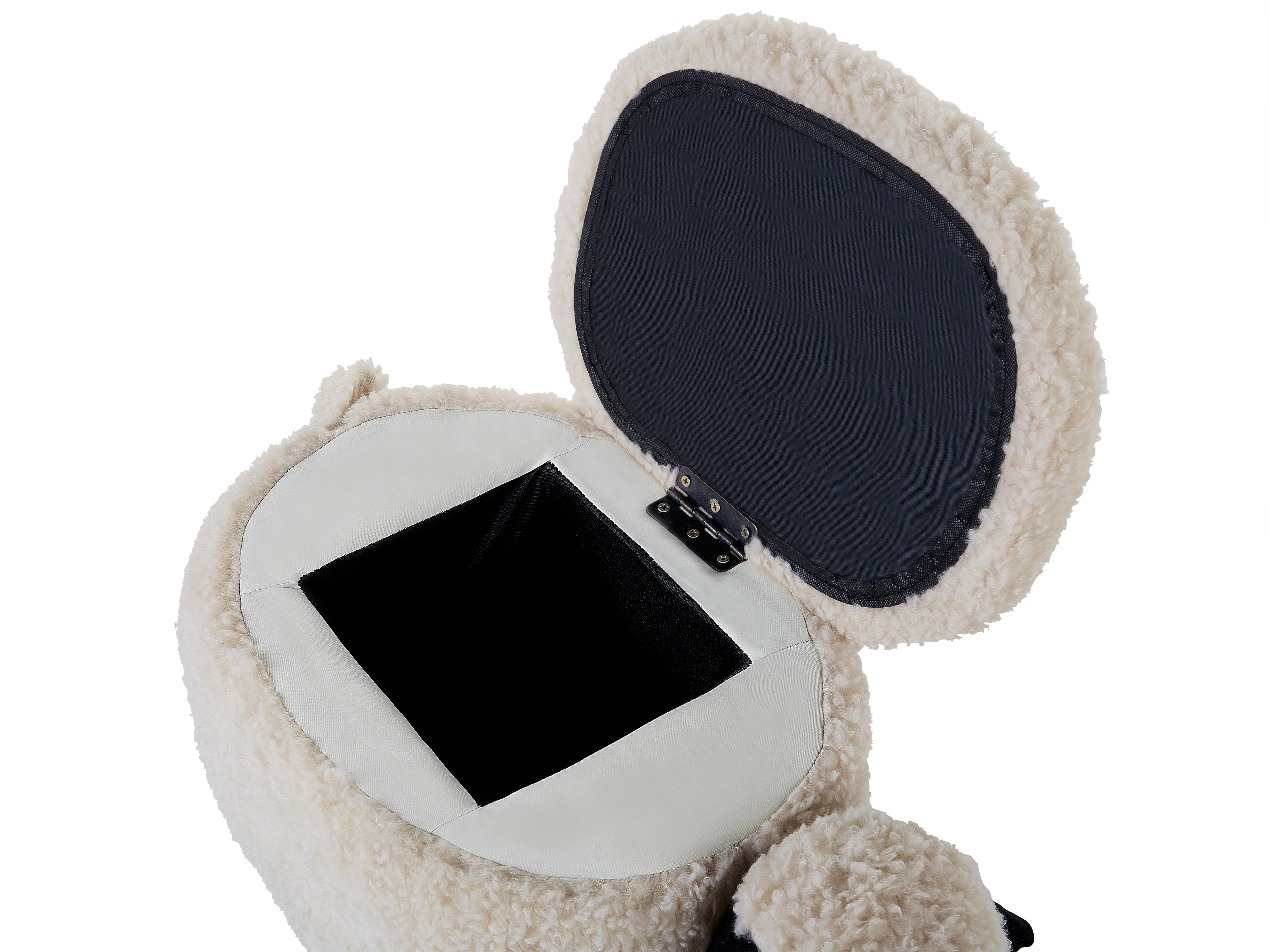Dierenpoef met opbergruimte SHEEP Stof Lichtbeige Schaap