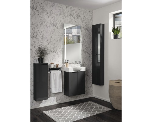Fackelmann LUNA slanke hoge kast 30x162 cm antraciet 87214