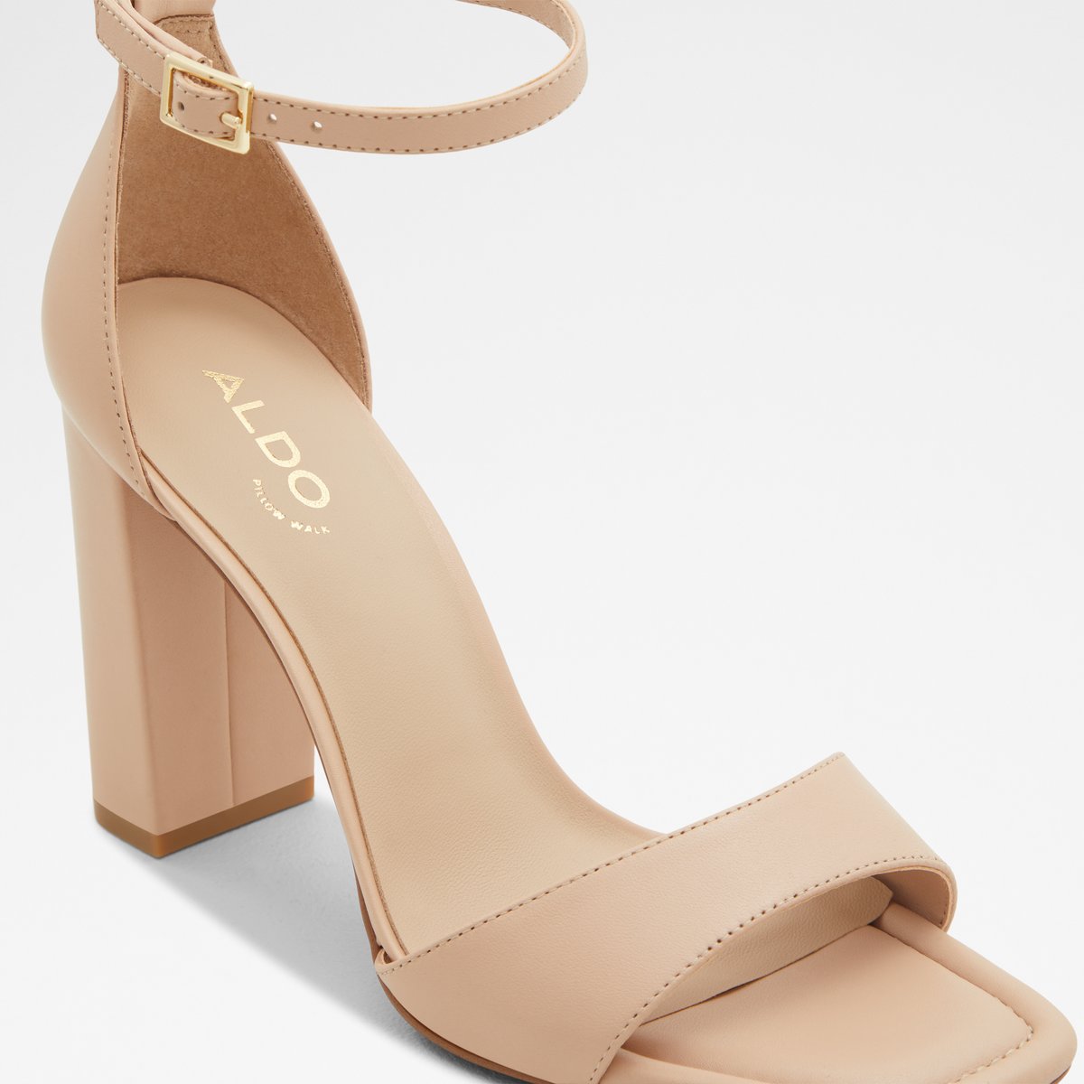 Enaegyn Light Beige Women Heeled sandals
