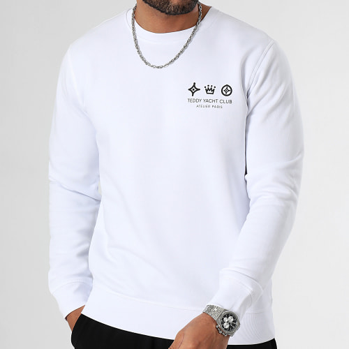 Sweat Crewneck Atelier Paris Blanc Noir