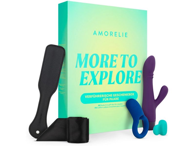 Amorelie Geschenkset More to Explore Erotische Entdeckungsreise für Paare