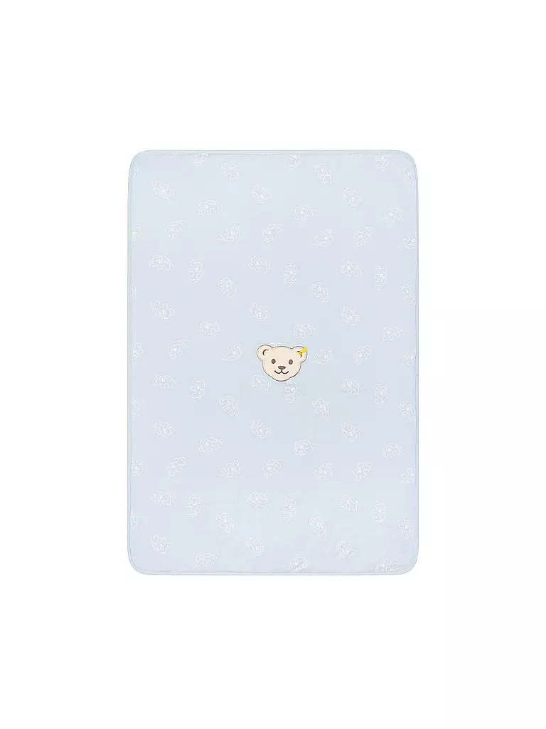 STEIFF Baby Decke hellblau