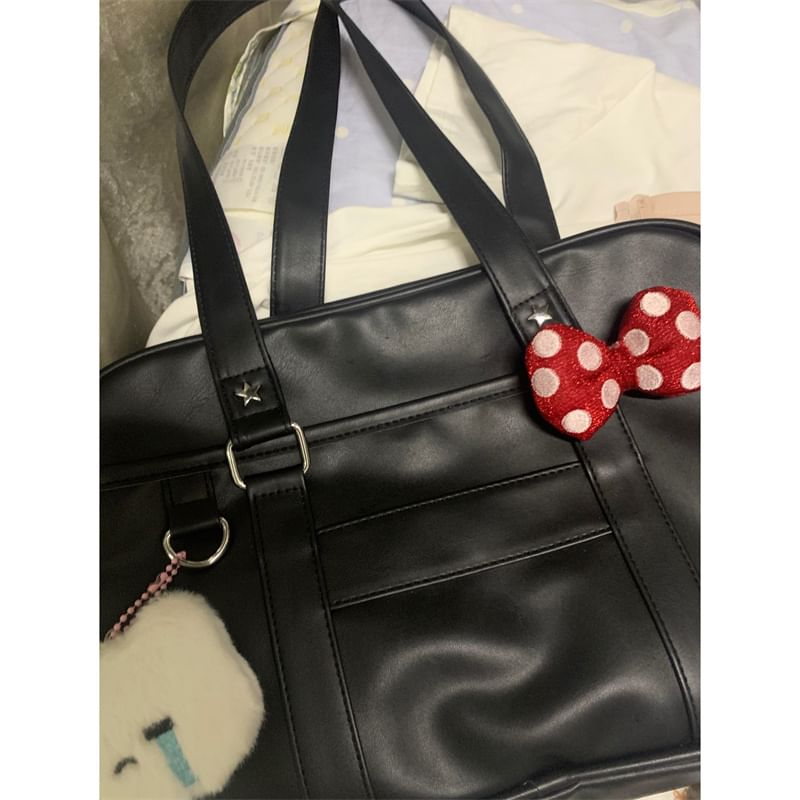 Indenis - Kunstleren Tote Bag met Sterrenstuds
