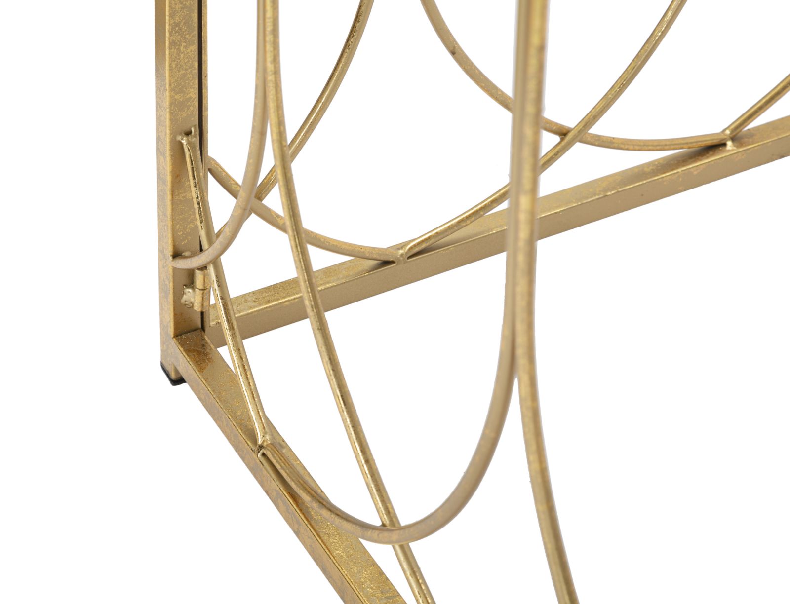 Mauro Ferretti Arab console in goud metaal met gouden blad
