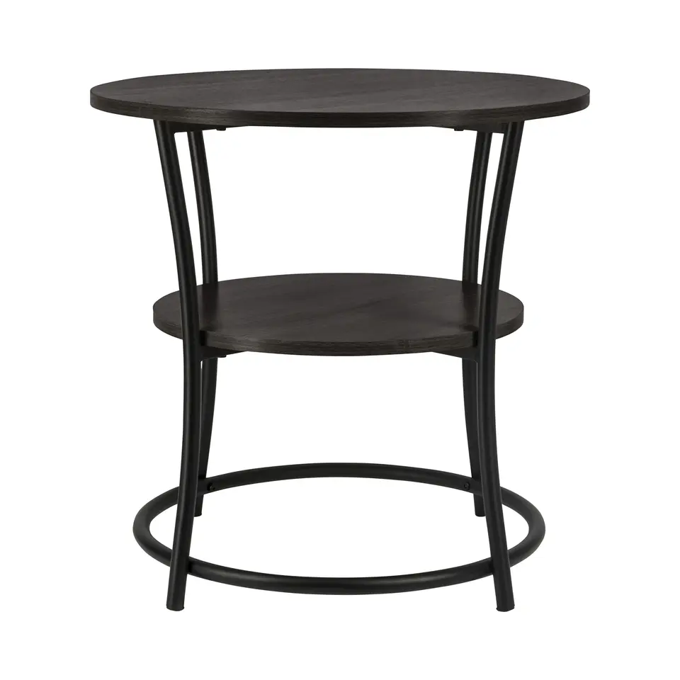 ERRO Bijzettafel Rond - O55 x H55cm - zwart