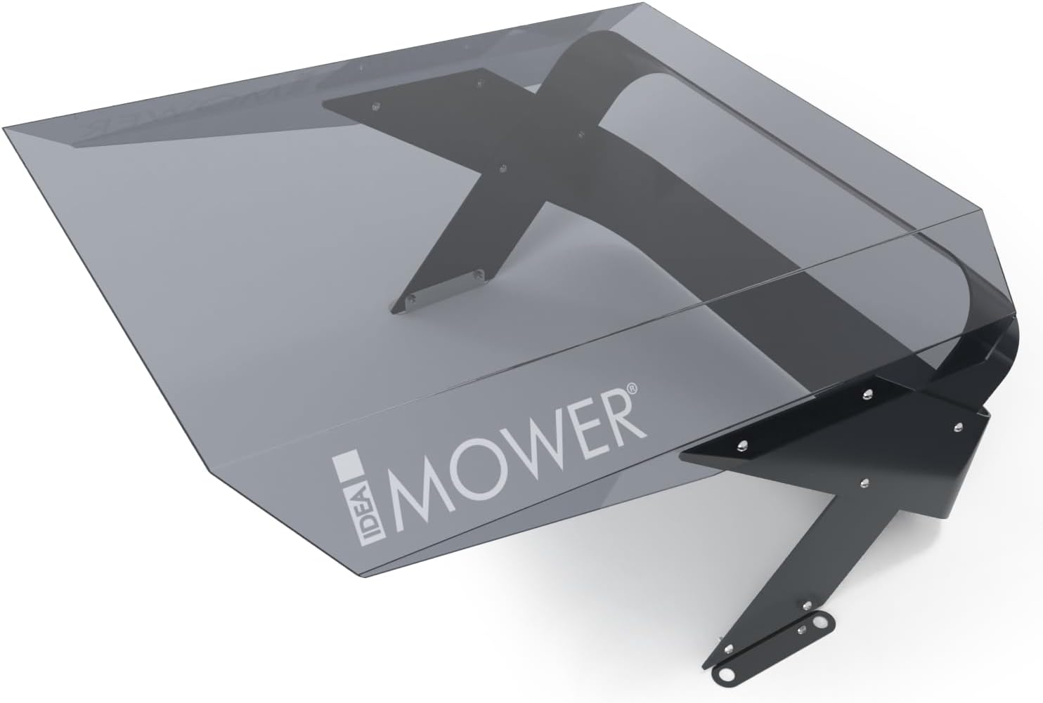 Idea Mower Mobius Mähroboter-Garage kompatibel mit Mammotion Luba | Transparente Abdeckung für einfachen Zugriff auf die Roboter-Steuerung