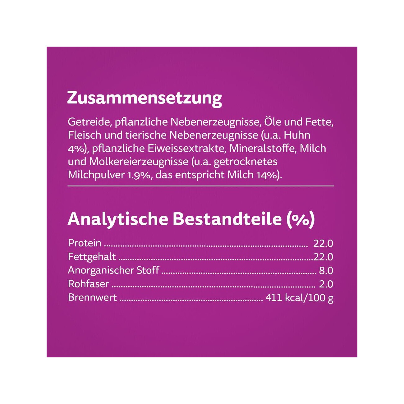 Whiskas Snacks, Junior, Milch-Kätzchen, Huhn 6x50 g