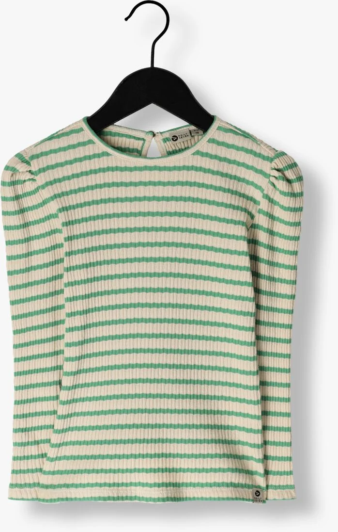 DAILY7 zand daily7  t-shirt longsleeve rib stripe