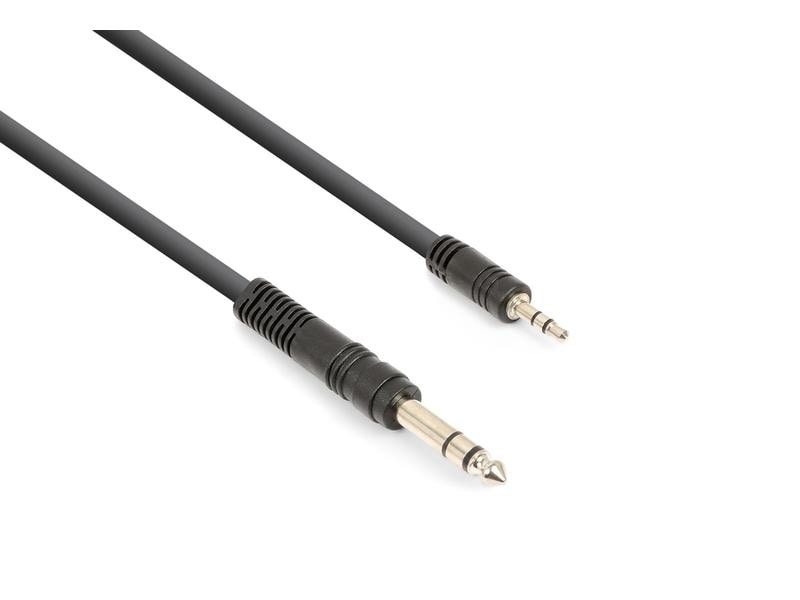 Vonyx CX330-1 3.5 mm Klinke - 6.3 mm Klinke 1.5 m Audiokabel 3.5 Klinke - 6.3 Klinke, 1.5m