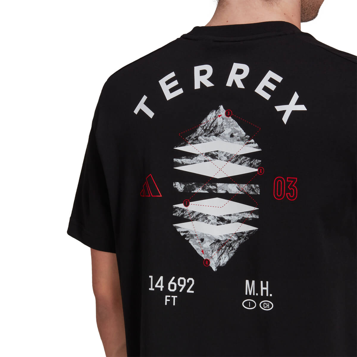 adidas Terrex Mountain Landscape Graphic T-shirt Herre