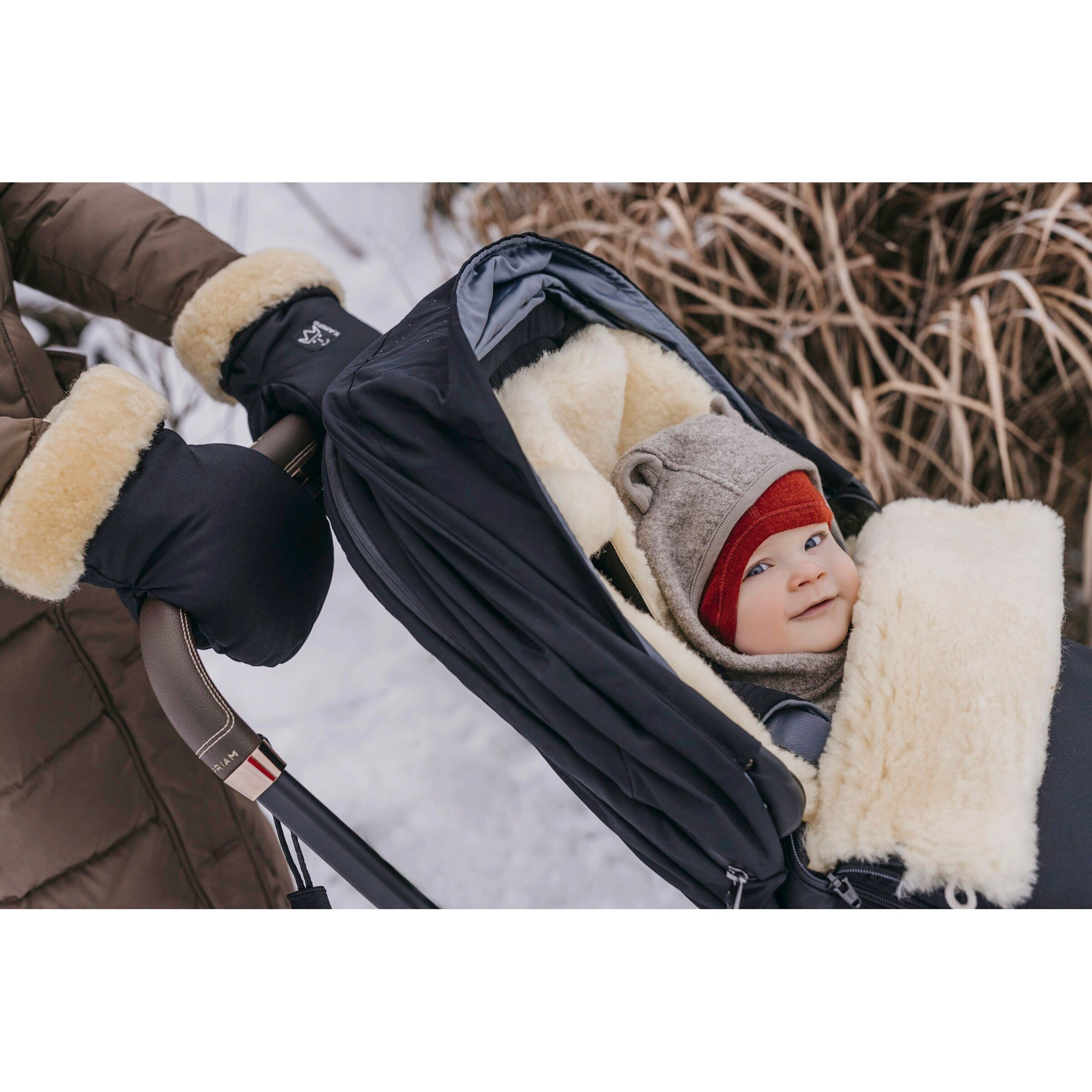 Kaiser Winterfußsack LOVE THE NATURE black