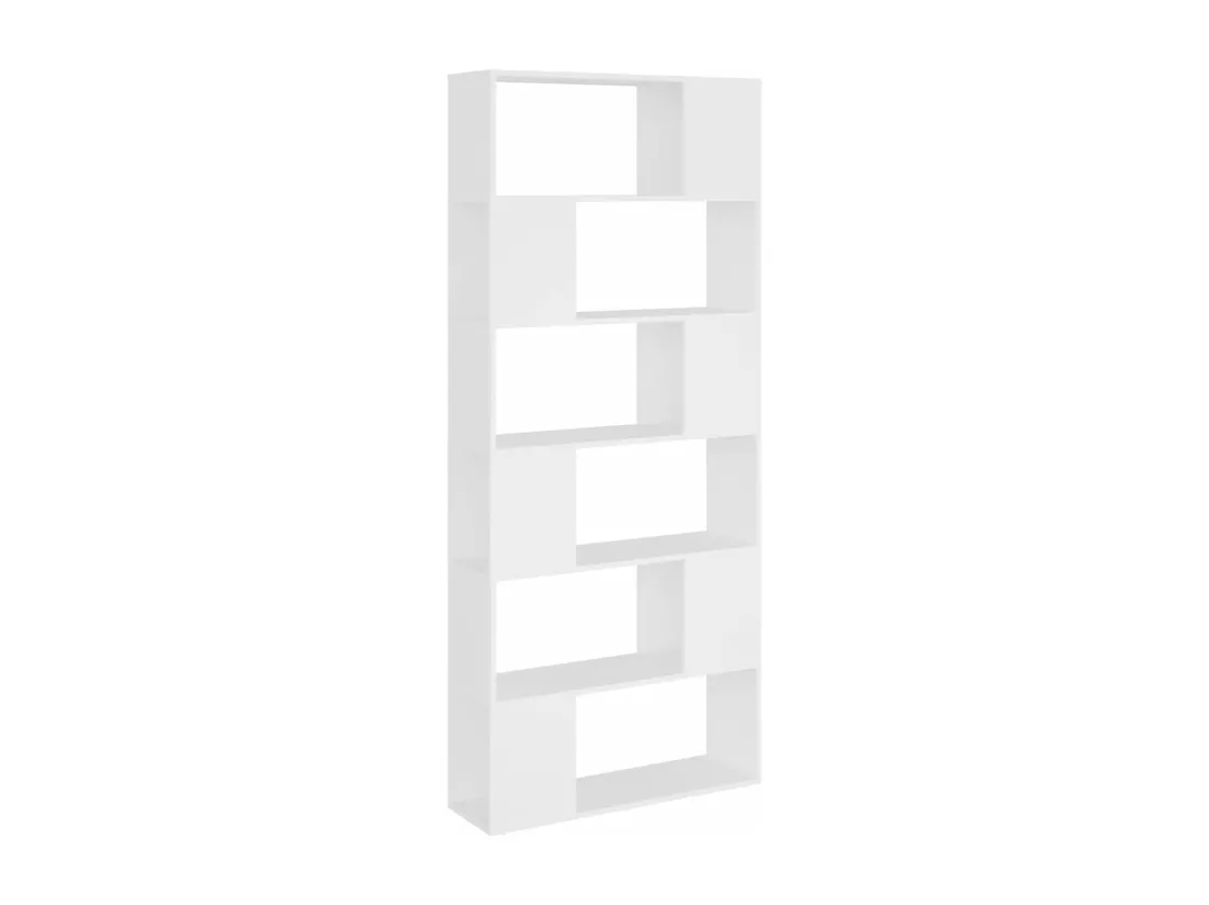 Bibliothèque/Séparateur de pièce Blanc Bois d'ingénierie