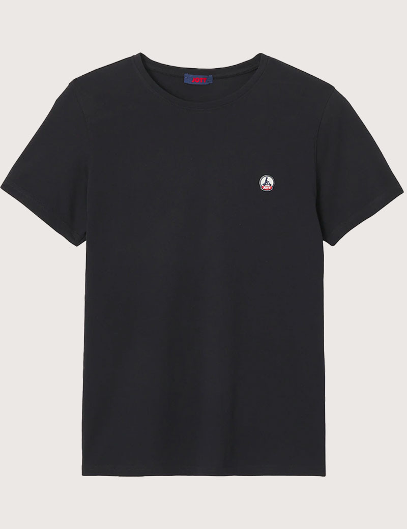 JOTT T-SHIRT HOMME MANCHES COURTES PIETRO NOIR