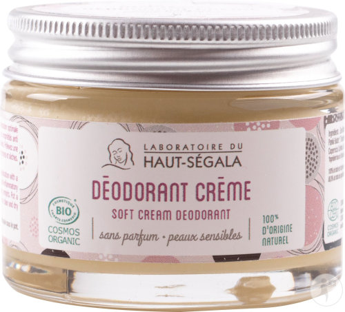 Laboratoire Du Haut-Ségala Déodorant Crème Bio Neutre Peaux Sensibles Pot 50g