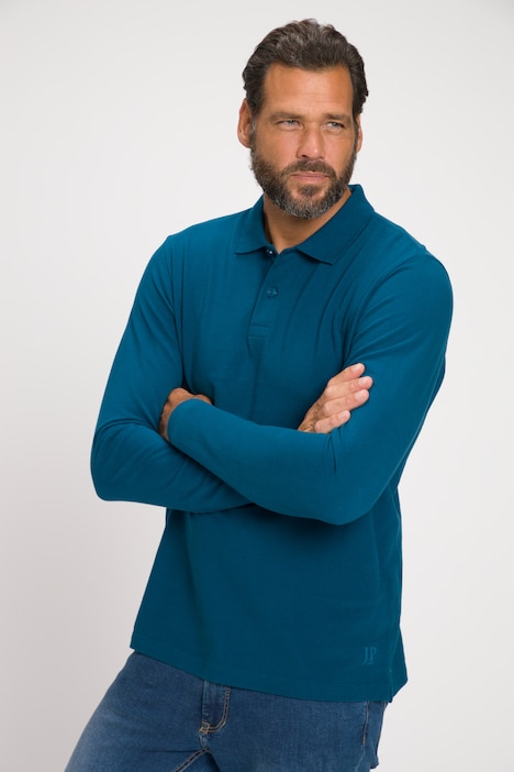 JP 1880 Poloshirt, Basic, Langarm, Piqué, bis 8 XL