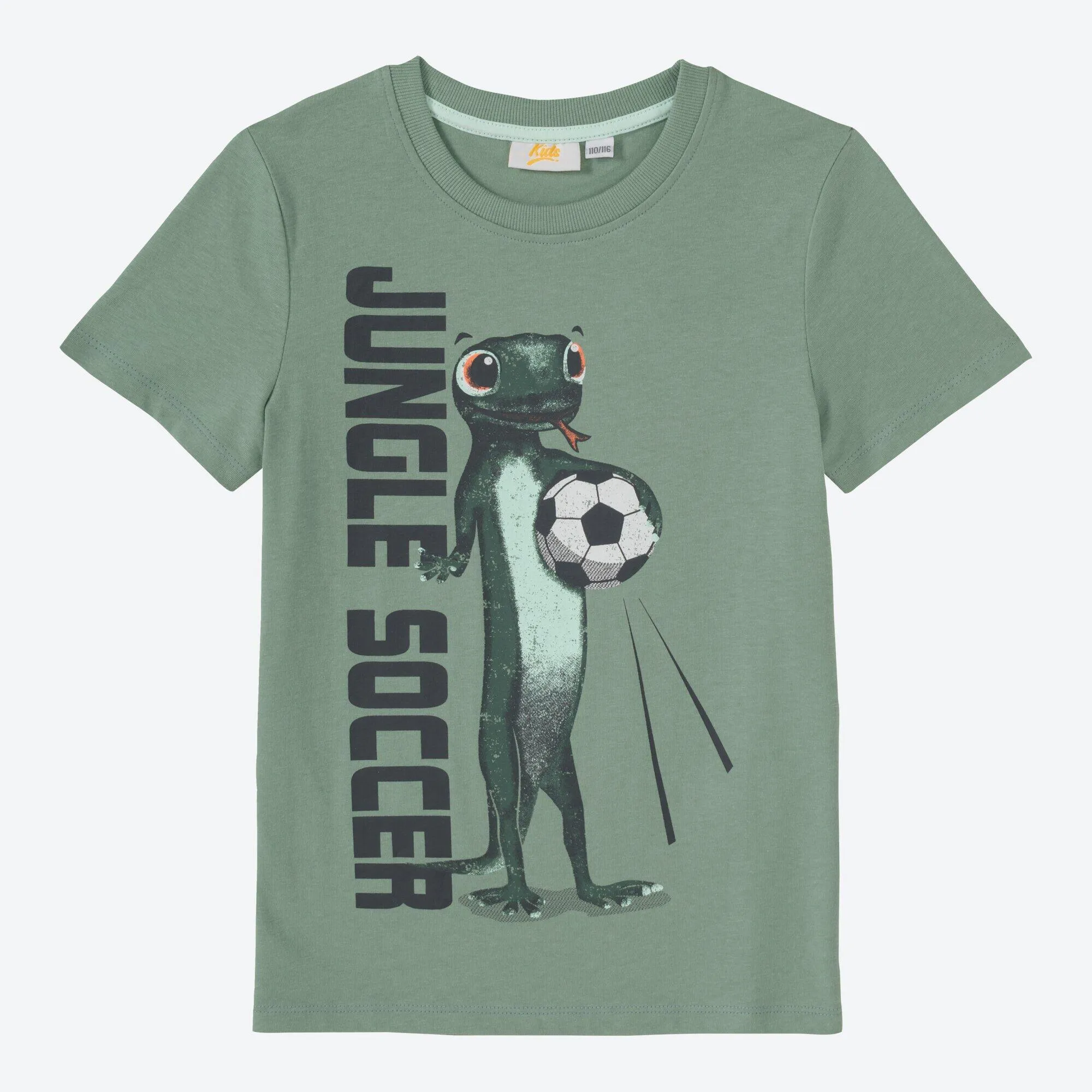 Jungen-T-Shirt mit Gecko-Frontaufdruck
