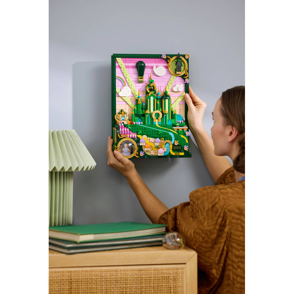 LEGO Wicked Emerald City muurkunst 75685