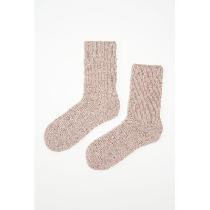 inSua THE COLLECTION-Sokken spikkels wool silk - Insua The Collection