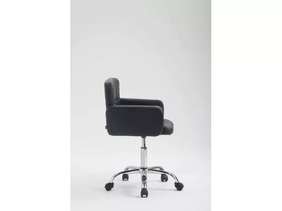 Chaise de bureau - Similicuir & Métal chromé - Los Angeles