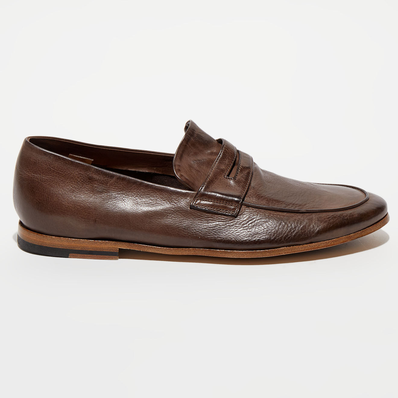 Sturlini Mocassins en Cuir Brenta Carver marron foncé