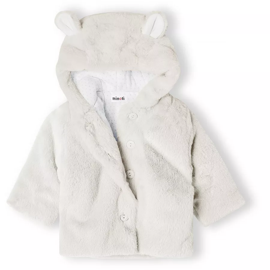 MINOTI Fellimitatjacke Beige