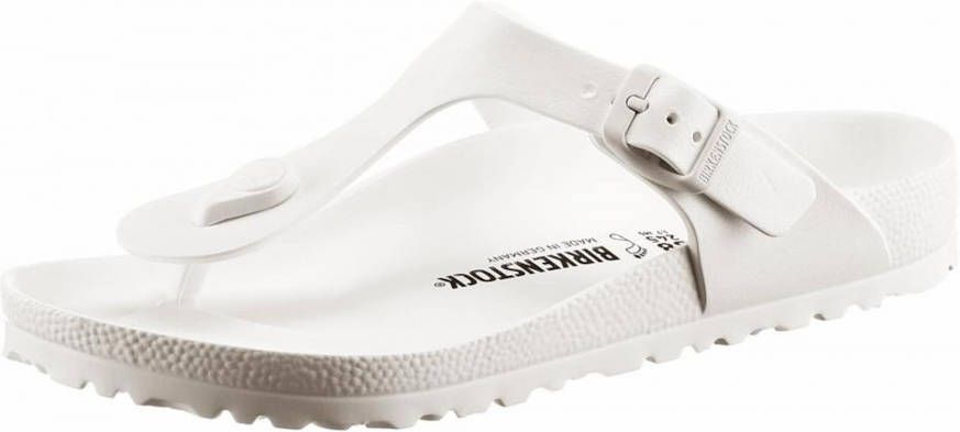 Birkenstock Witte Gizeh EVA Sandalen met brede pasvorm Wit