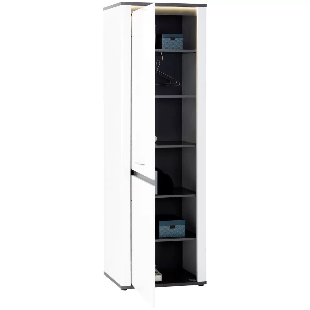 Garderobenschrank Alassio weiss