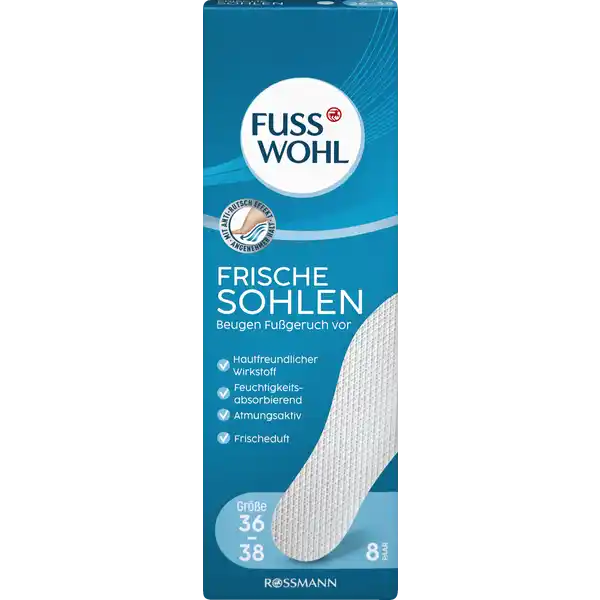 Frische Sohlen weiss Größe S 36-38