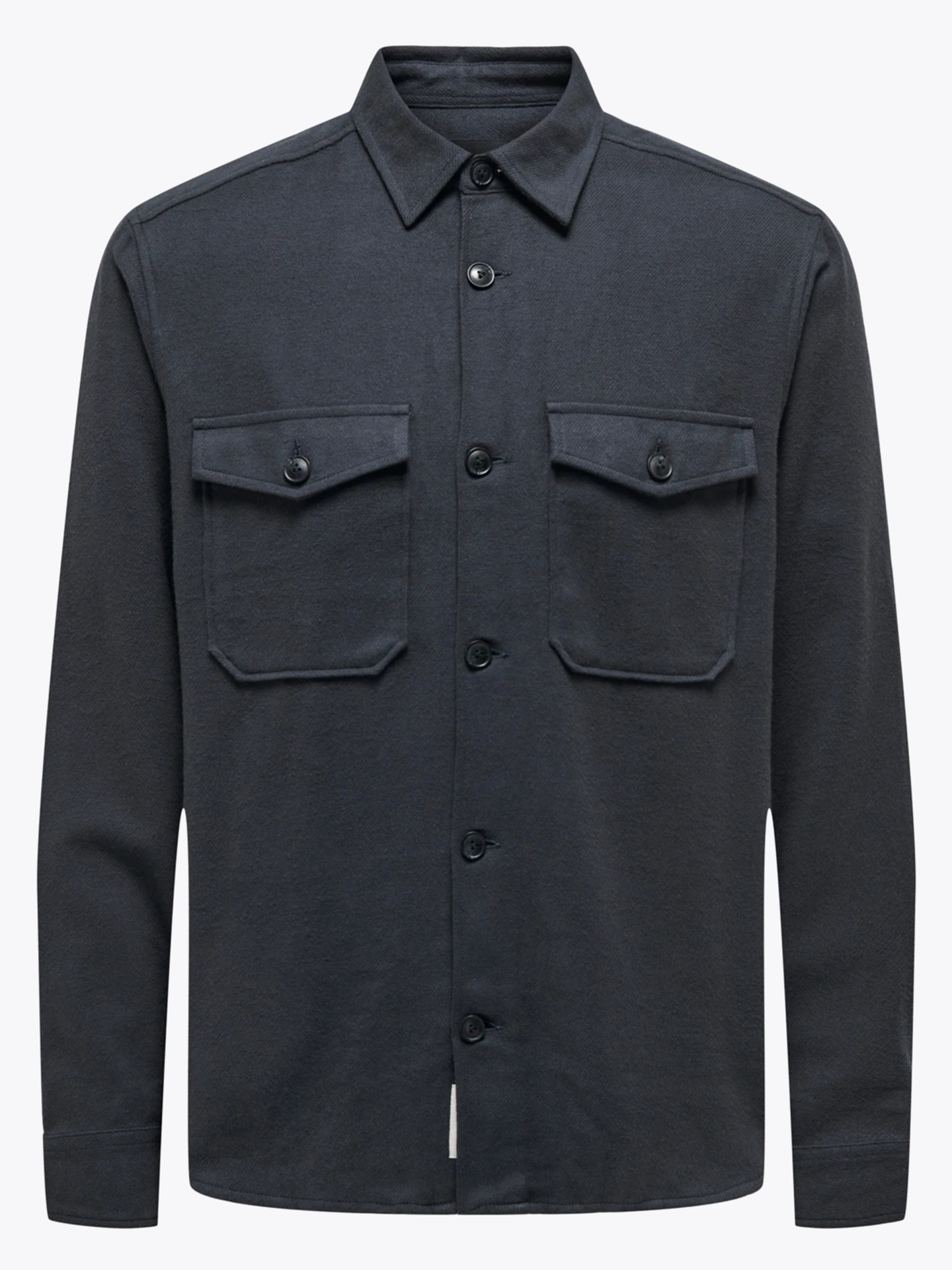 Milo Long Sleeve Solid Overshirt