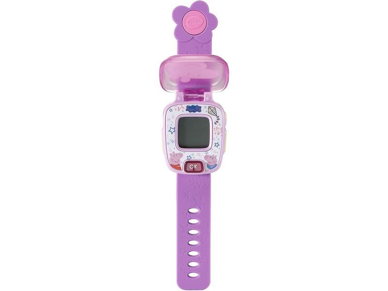 Vtech Smart Watch Peppas Lernuhr Rosa/Violett Klassische Uhr mit Lerneffekt
