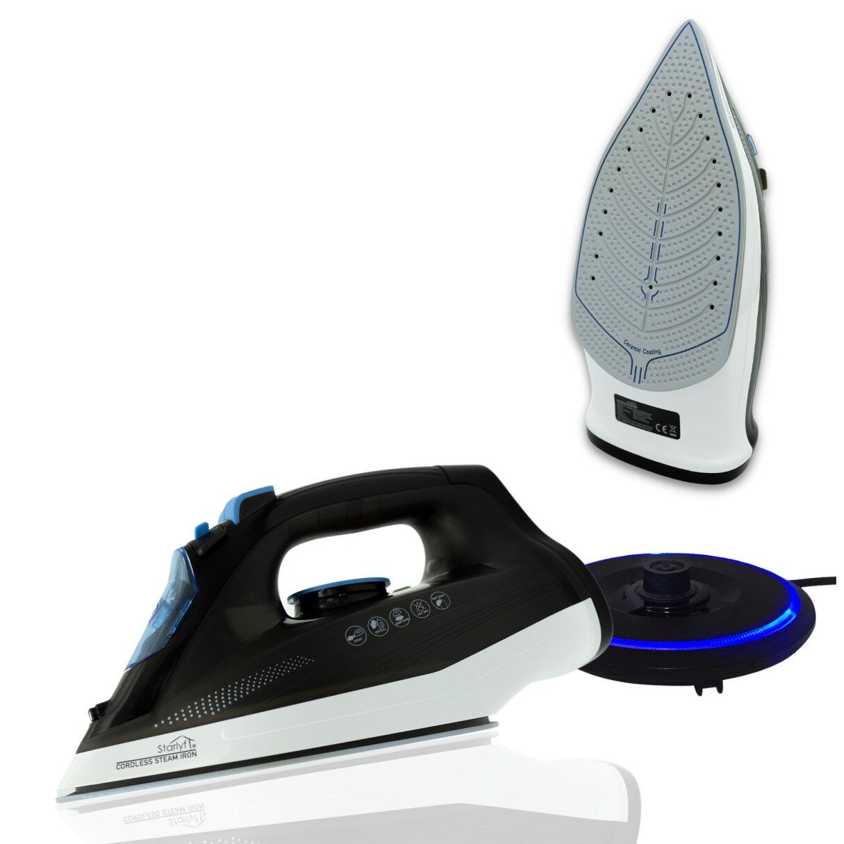 Starlyf® Bügeleisen kabellos Dampfbügeleisen Cordless Steam Iron