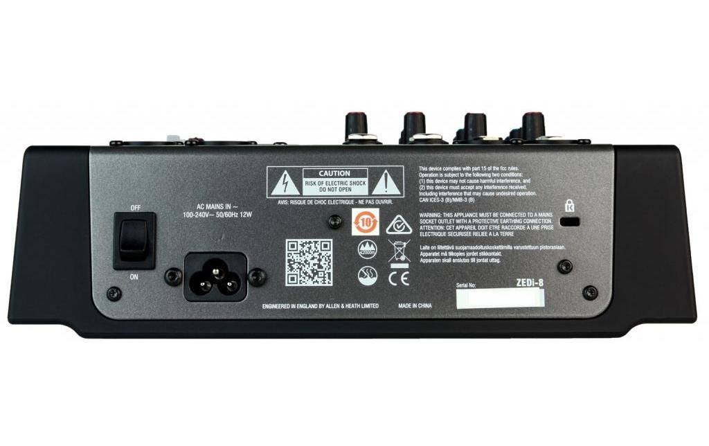Mischpult ZEDi-8<br>Kompakter Hybrid-Mixer