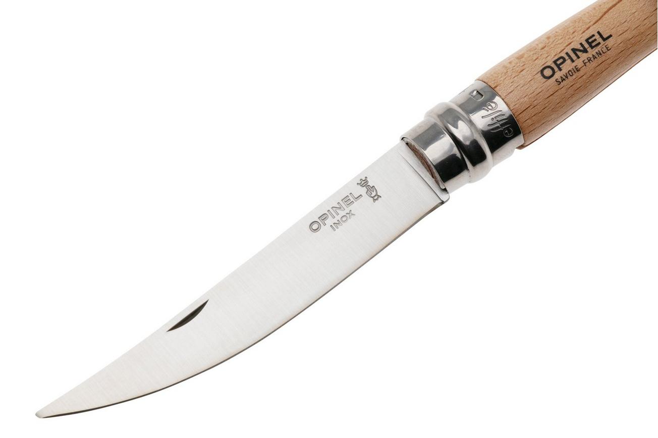 Opinel Effilé No. 10, 002559, beukenhout, zakmes
