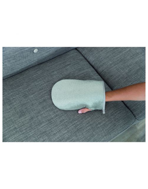 Trixie Pluizen-Handschoen. Dubbelzijdig - Anti-haar borstel - Grijs