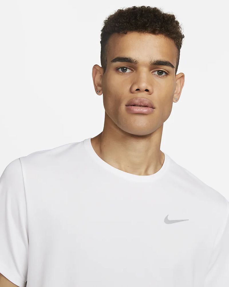 T-shirt de running Nike Miler Blanc pour homme