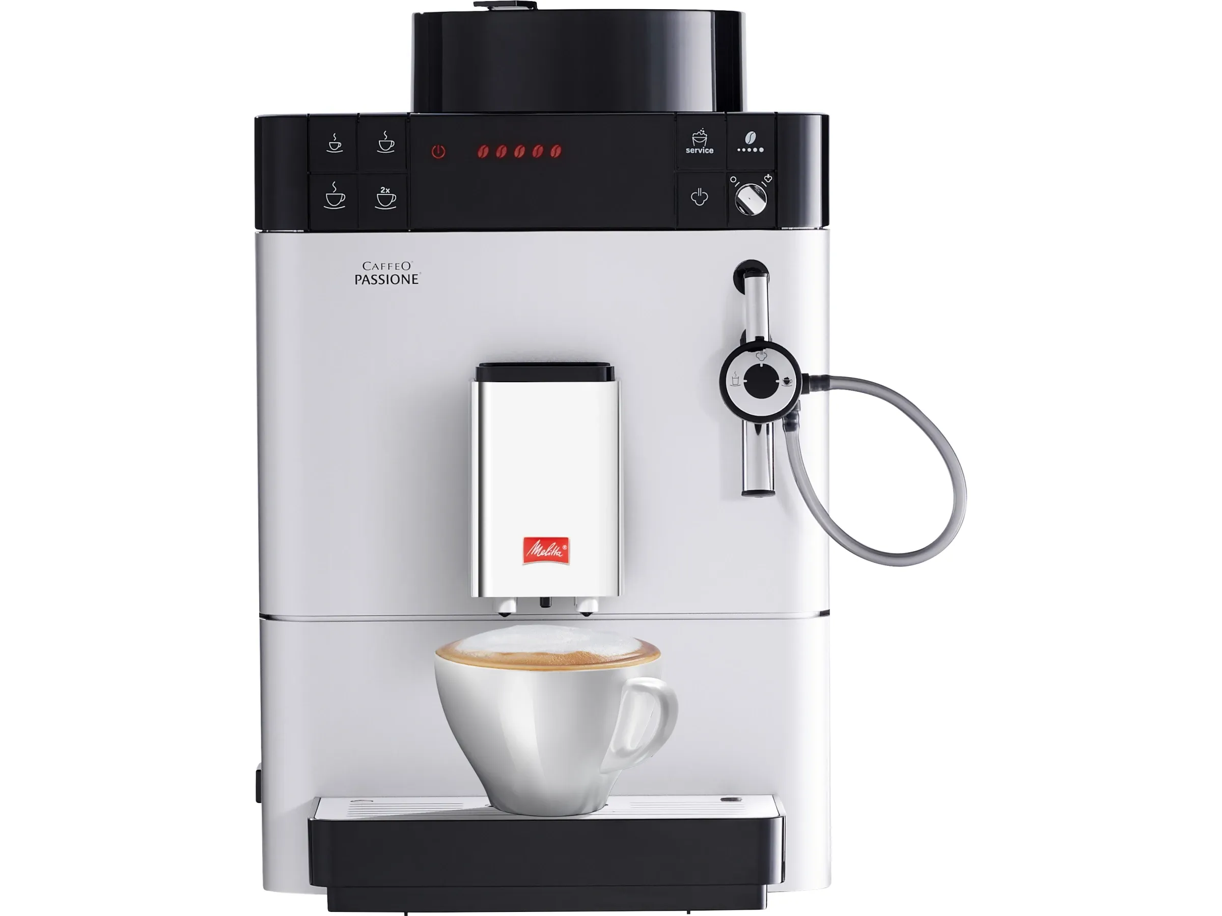 Melitta Espresso- Kaffeevollautomat Caffeo Passione Silber